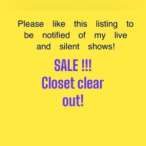 Please like this list to be notified of my live and silent shows!